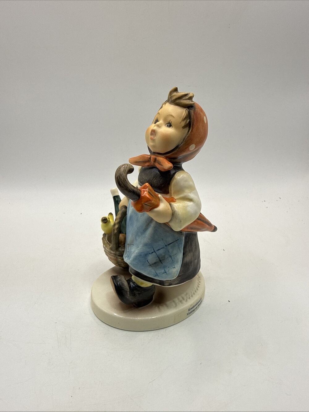 Rare Goebel M. J. Hummel Figurine #382 Visiting Invalid W Germany 5” Tall 1971 *